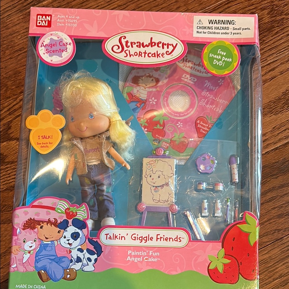 Bandai. Angel cake. Talkin' Giggle Friends Doll new in box
